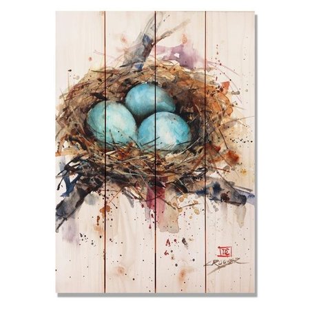 RICKI&APOS;S RUGS 14 x 20 in. Robins Nest Wall Art RI896460